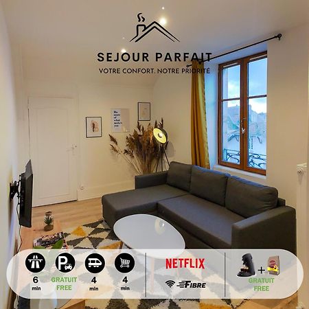 Appart'Hotel Le Strasbourg - Renove, Calme Et Netflix Belfort Buitenkant foto